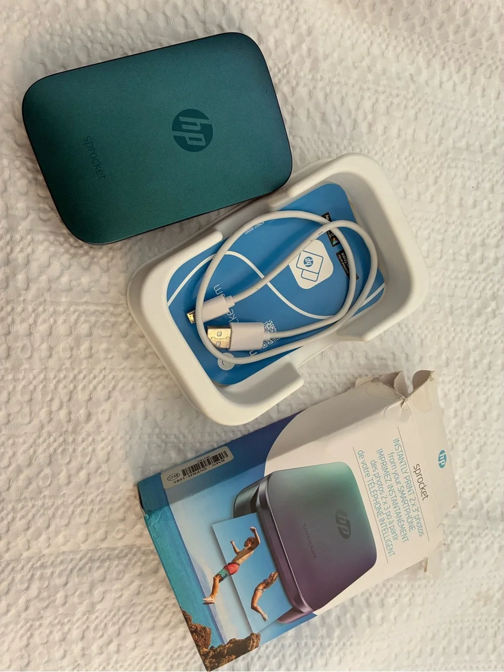 HP Sprocket Portable Photo Printer - Teal Green